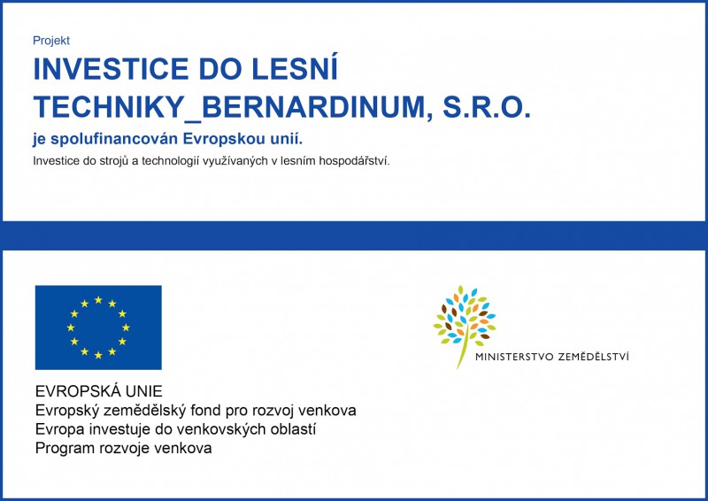 Investice do lesní techniky